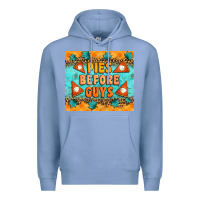 Colony Blue Pies Before Guys Premium Hoodie - Artiststas