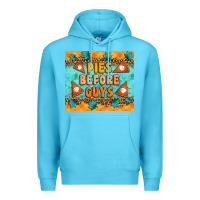 Ocean Blue Pies Before Guys Premium Hoodie - Artiststas