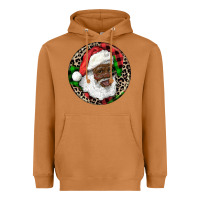 Meerkat Afro Santa Christmas Heavyweight Hoodie - RanaPortraitStore