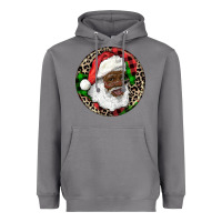 Storm Afro Santa Christmas Heavyweight Hoodie - RanaPortraitStore