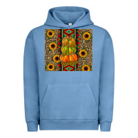 Pigment Pebble Blue pumpkin Urban Hoodie - JahusDesignShop