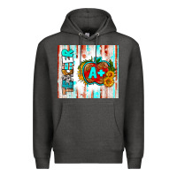 Charcoal Heather teacher a+ tumbler Premium Hoodie - BundleAndBundleShop