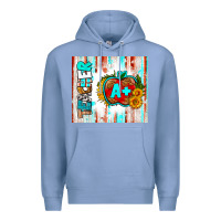 Colony Blue teacher a+ tumbler Premium Hoodie - BundleAndBundleShop