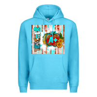 Ocean Blue teacher a+ tumbler Premium Hoodie - BundleAndBundleShop