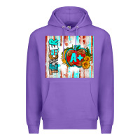 Purple teacher a+ tumbler Premium Hoodie - BundleAndBundleShop