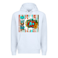 White teacher a+ tumbler Premium Hoodie - BundleAndBundleShop