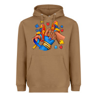 Toasted Coconut Autism afro girl sneakers Heavyweight Hoodie - RanaPortraitStore