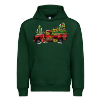 Forest Green christmas truck Urban Hoodie - JahusDesignShop