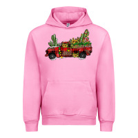 Fuchsia Pink christmas truck Urban Hoodie - JahusDesignShop