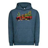 Pigment Midnight Navy christmas truck Urban Hoodie - JahusDesignShop