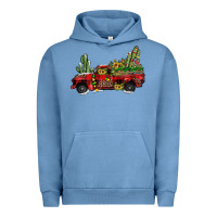 Pigment Pebble Blue christmas truck Urban Hoodie - JahusDesignShop