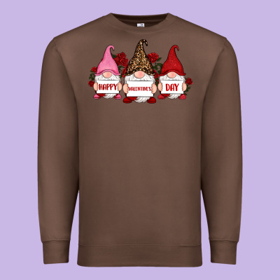 Happy Valentine's Day Dno Es With Rose Premium Sweatshirt Designed By Ranaportraitstore