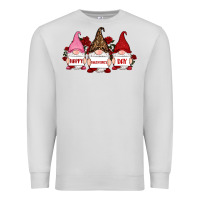 Dove Grey happy valentine's day dno es with rose Premium Sweatshirt - RanaPortraitStore