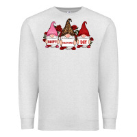 Oatmeal Heather happy valentine's day dno es with rose Premium Sweatshirt - RanaPortraitStore
