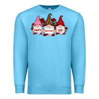 Ocean Blue happy valentine's day dno es with rose Premium Sweatshirt - RanaPortraitStore