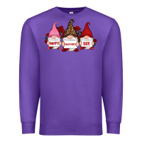 Purple happy valentine's day dno es with rose Premium Sweatshirt - RanaPortraitStore