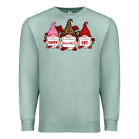 Seafoam happy valentine's day dno es with rose Premium Sweatshirt - RanaPortraitStore
