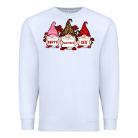 White happy valentine's day dno es with rose Premium Sweatshirt - RanaPortraitStore
