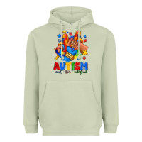 Matcha Autism accept love understand afro girl sneakers Heavyweight Hoodie - RanaPortraitStore