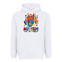White Autism accept love understand afro girl sneakers Heavyweight Hoodie - RanaPortraitStore