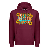 Burgundy Pies Before Guys Premium Hoodie - Artiststas