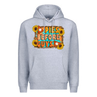 Heather Grey Pies Before Guys Premium Hoodie - Artiststas