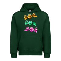 Forest Green colorful candies Urban Hoodie - AdoDesignShop