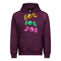 Mauve Wine colorful candies Urban Hoodie - AdoDesignShop