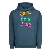 Pigment Midnight Navy colorful candies Urban Hoodie - AdoDesignShop