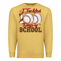 Antique Gold i tackled 100days of school baseball Premium Sweatshirt - texasbilliewilder
