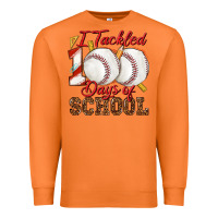 Carrot i tackled 100days of school baseball Premium Sweatshirt - texasbilliewilder