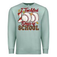 Seafoam i tackled 100days of school baseball Premium Sweatshirt - texasbilliewilder