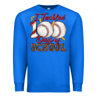 True Royal i tackled 100days of school baseball Premium Sweatshirt - texasbilliewilder