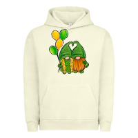 Pigment Pistachio St Patrick's Day Gnomes Urban Hoodie - Jasminsmagicworld