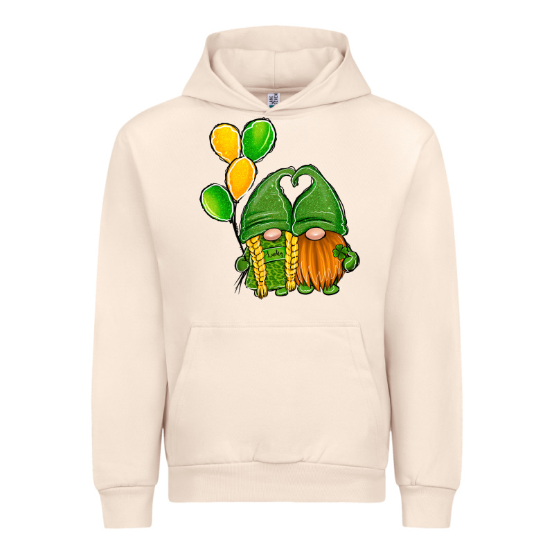 St Patrick's Day Gnomes Urban Hoodie by Jasminsmagicworld | Teevron
