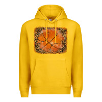 Lemon glitter leopard basketball background Premium Hoodie - RanaPortraitStore