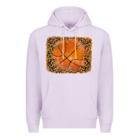 Lilac glitter leopard basketball background Premium Hoodie - RanaPortraitStore