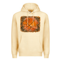 Pina Colada glitter leopard basketball background Premium Hoodie - RanaPortraitStore