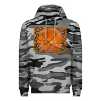 Slate Camo glitter leopard basketball background Premium Hoodie - RanaPortraitStore