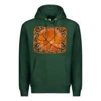 Sports Green glitter leopard basketball background Premium Hoodie - RanaPortraitStore