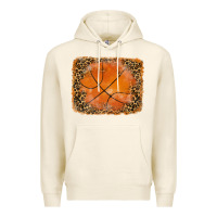 Tofu glitter leopard basketball background Premium Hoodie - RanaPortraitStore