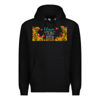 Black blessed teacher libbey glass Premium Hoodie - BundleAndBundleShop