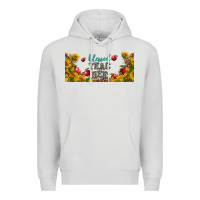 Dove Grey blessed teacher libbey glass Premium Hoodie - BundleAndBundleShop