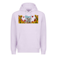Lilac blessed teacher libbey glass Premium Hoodie - BundleAndBundleShop