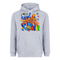 Heather Grey Be a kind sole Autism afro girl sneakers Heavyweight Hoodie - RanaPortraitStore