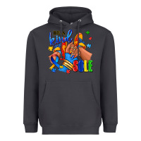 Smoke Be a kind sole Autism afro girl sneakers Heavyweight Hoodie - RanaPortraitStore