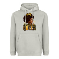 Moon Dust Birthday queen afro girl Heavyweight Hoodie - RanaPortraitStore
