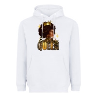 White Birthday queen afro girl Heavyweight Hoodie - RanaPortraitStore