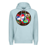 Blue Mist dominican republic coasters Premium Hoodie - AdoDesignShop