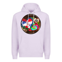 Lilac dominican republic coasters Premium Hoodie - AdoDesignShop